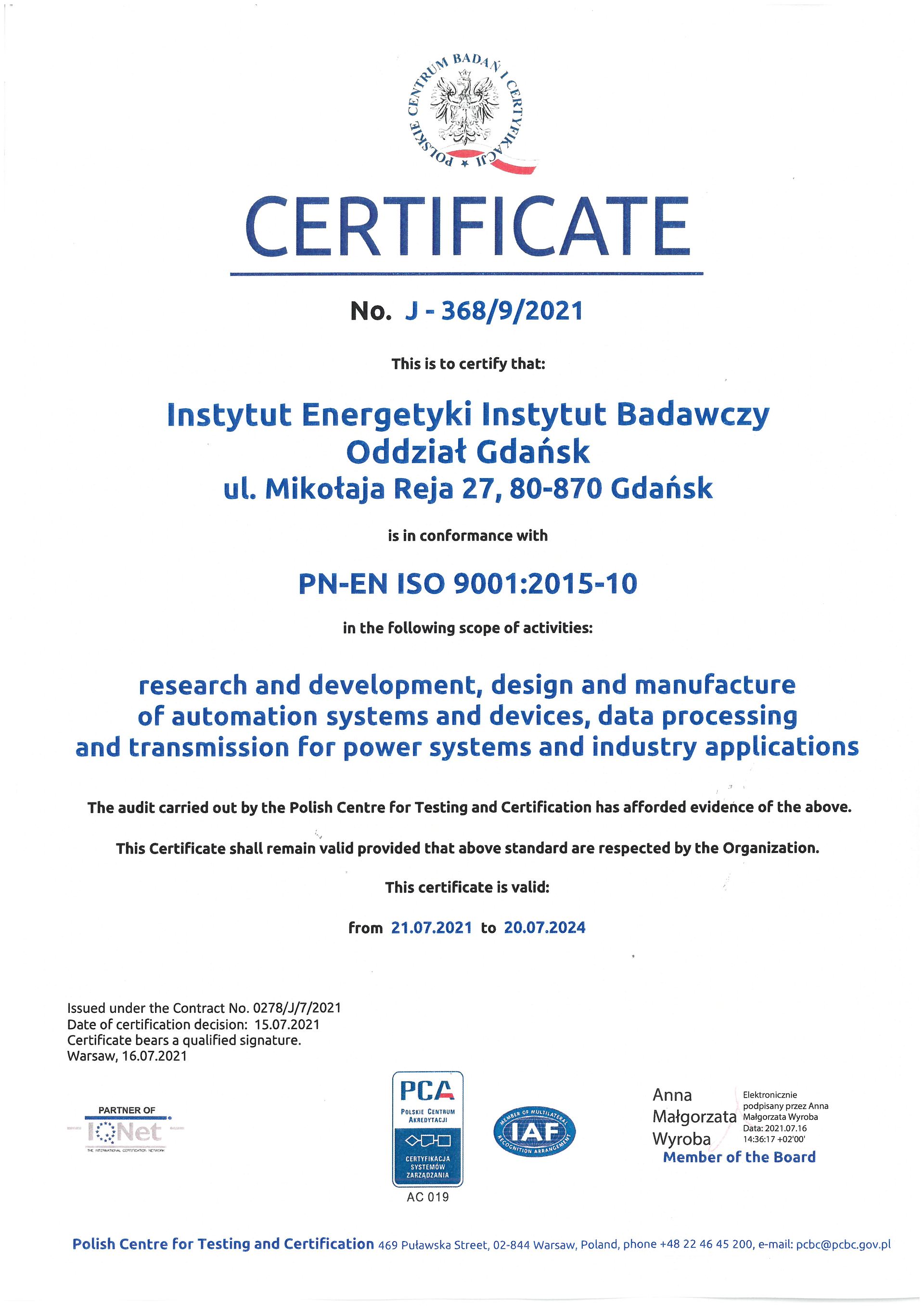 Certyfikat PN-EN ISO 9001:2015-10 (plik *.jpg)