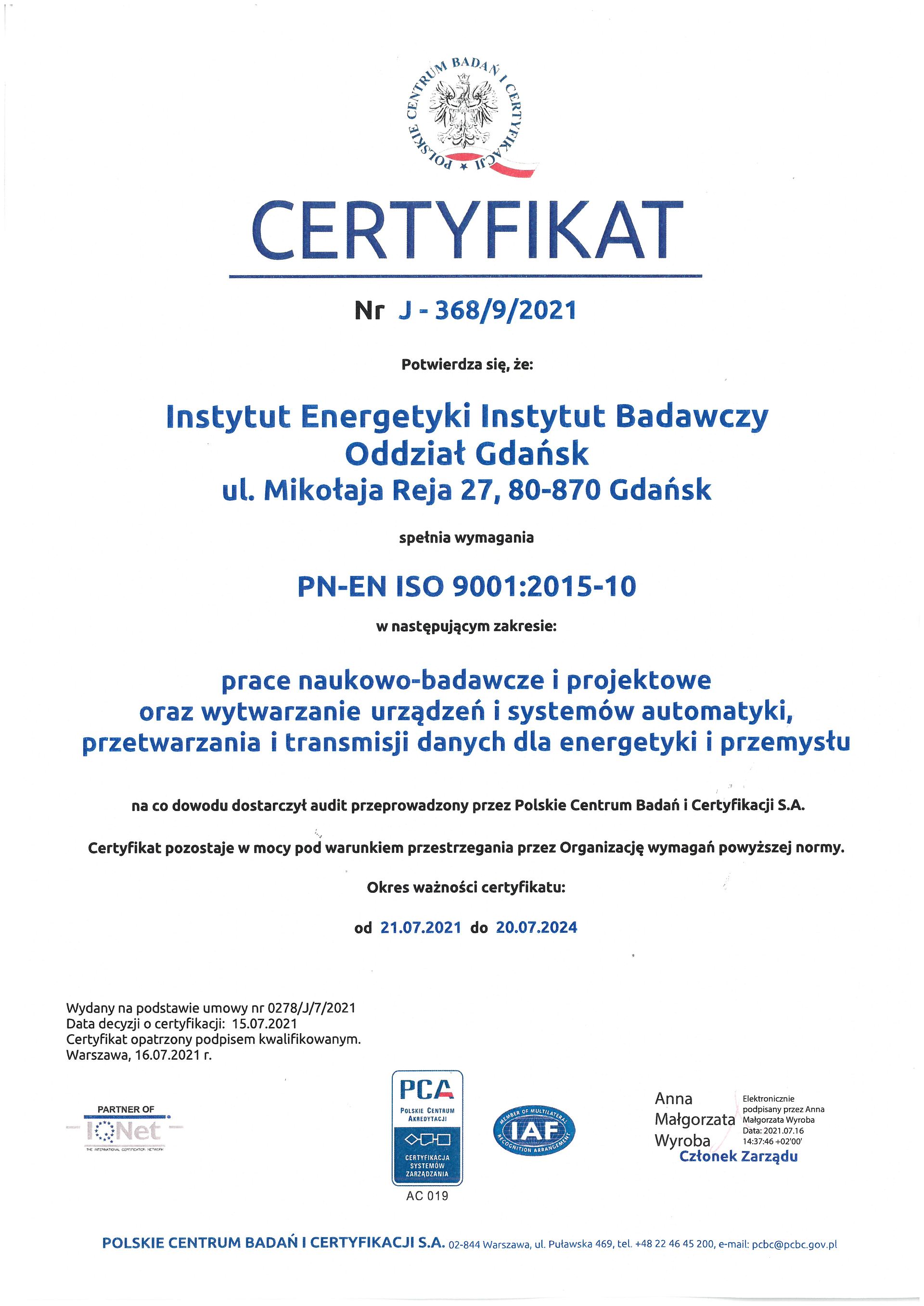Certyfikat PN-EN ISO 9001:2015-10 (plik *.jpg)